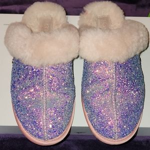 Ugg size 10 glitter slippers